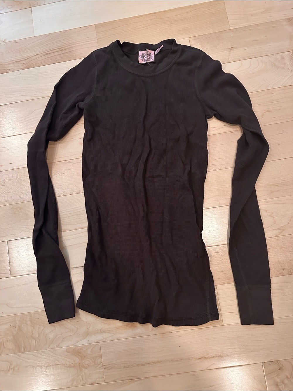 Dark brown Juicy Couture waffle knit
